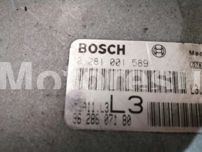 Блок управления двигателем (ЭБУ) Peugeot 605 0 281 001 589, 96 286 071 80 Bosch, арт. eb178KF